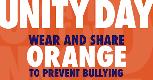 unity day wear and share orange to prevent bullying