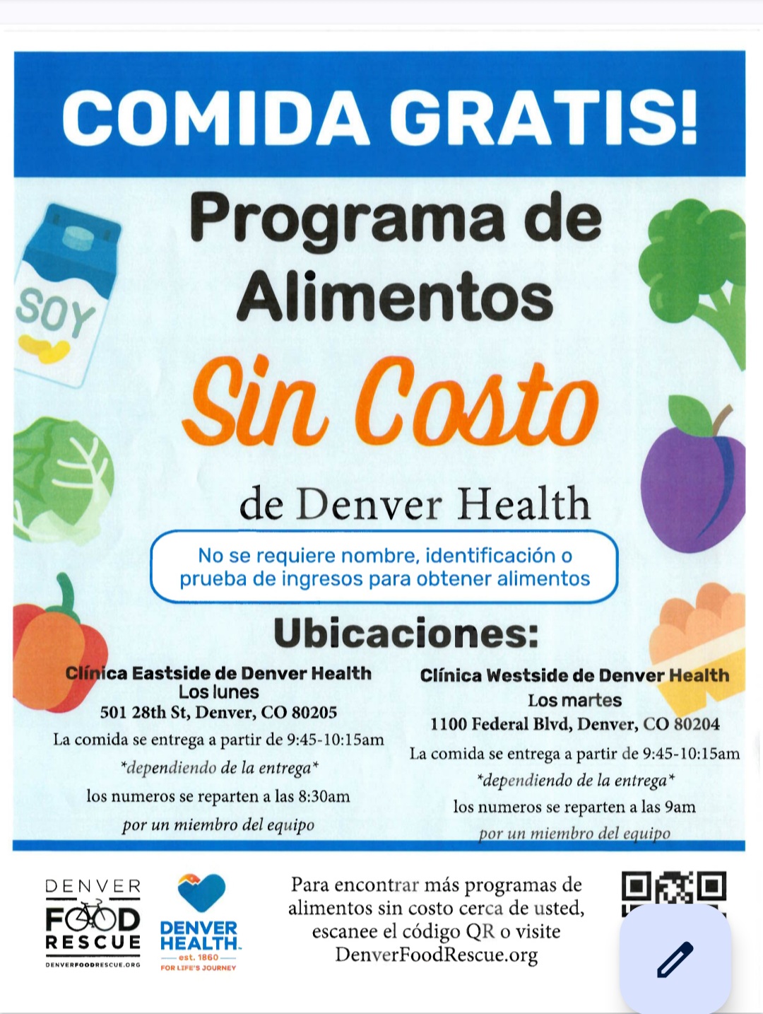 Grocery Program Flyer