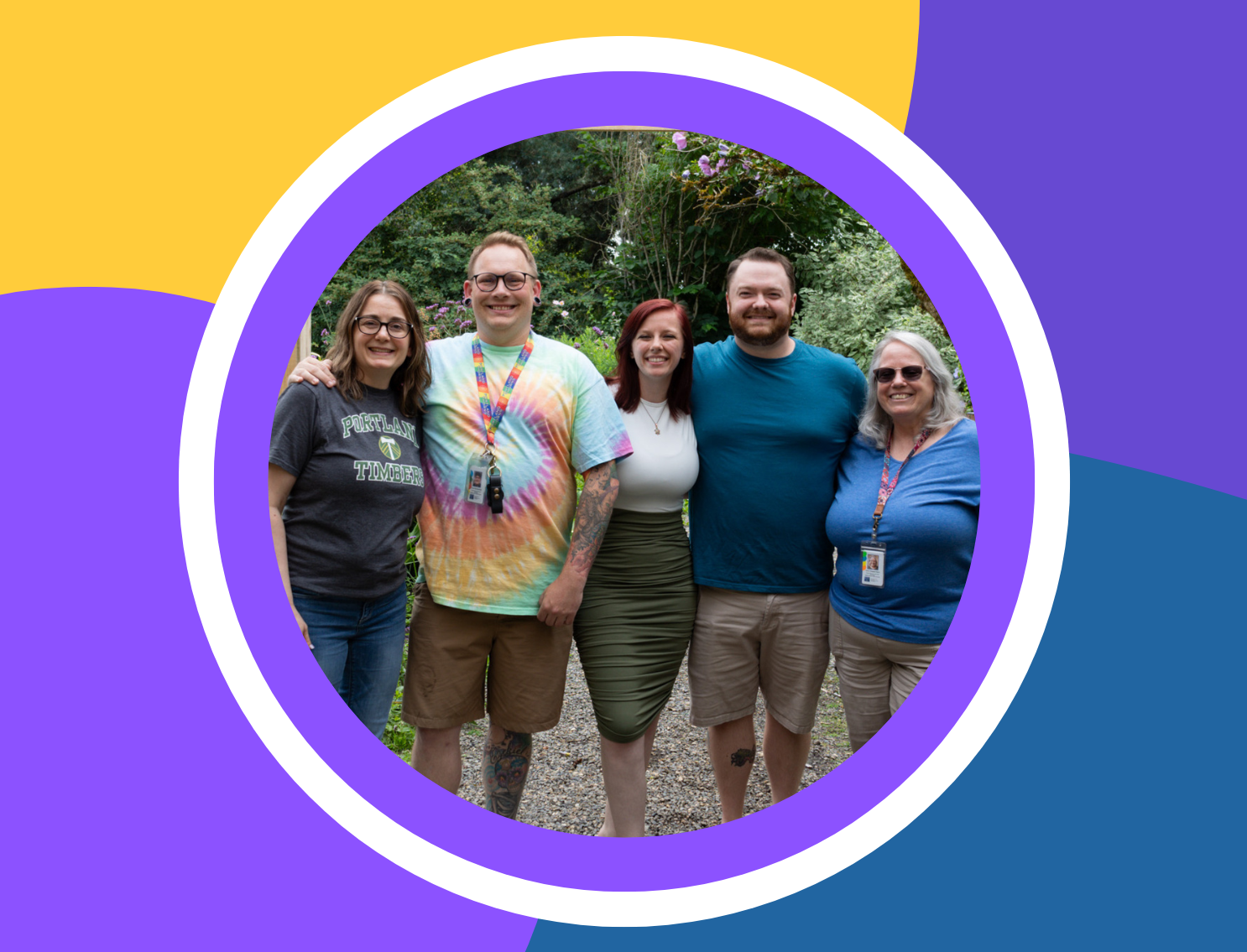 Group photo of the Family and Community Resource Center employees