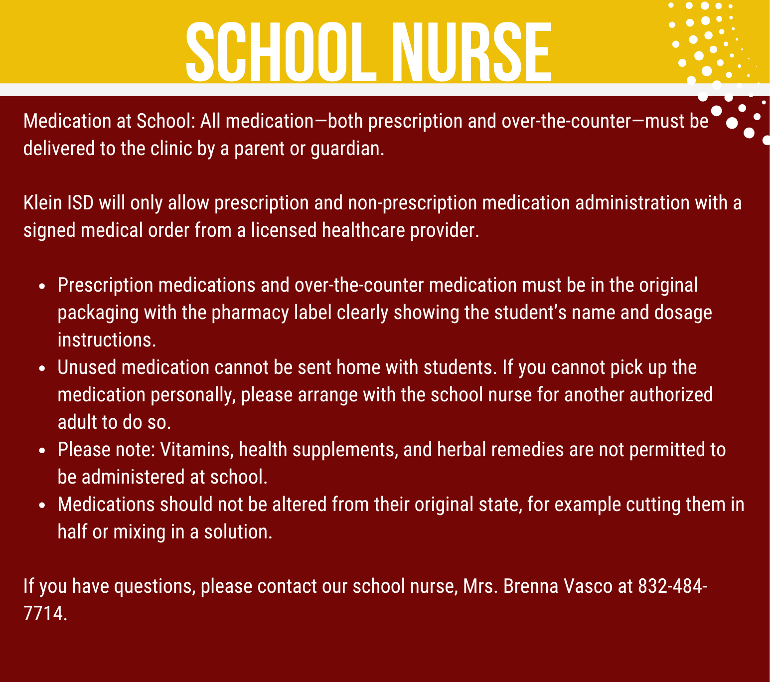 school nurse
