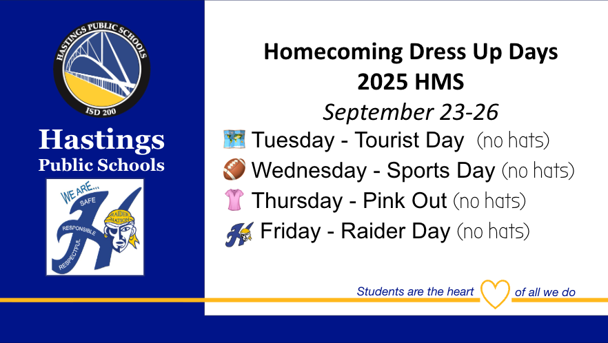 Homecoming Dress Up Days