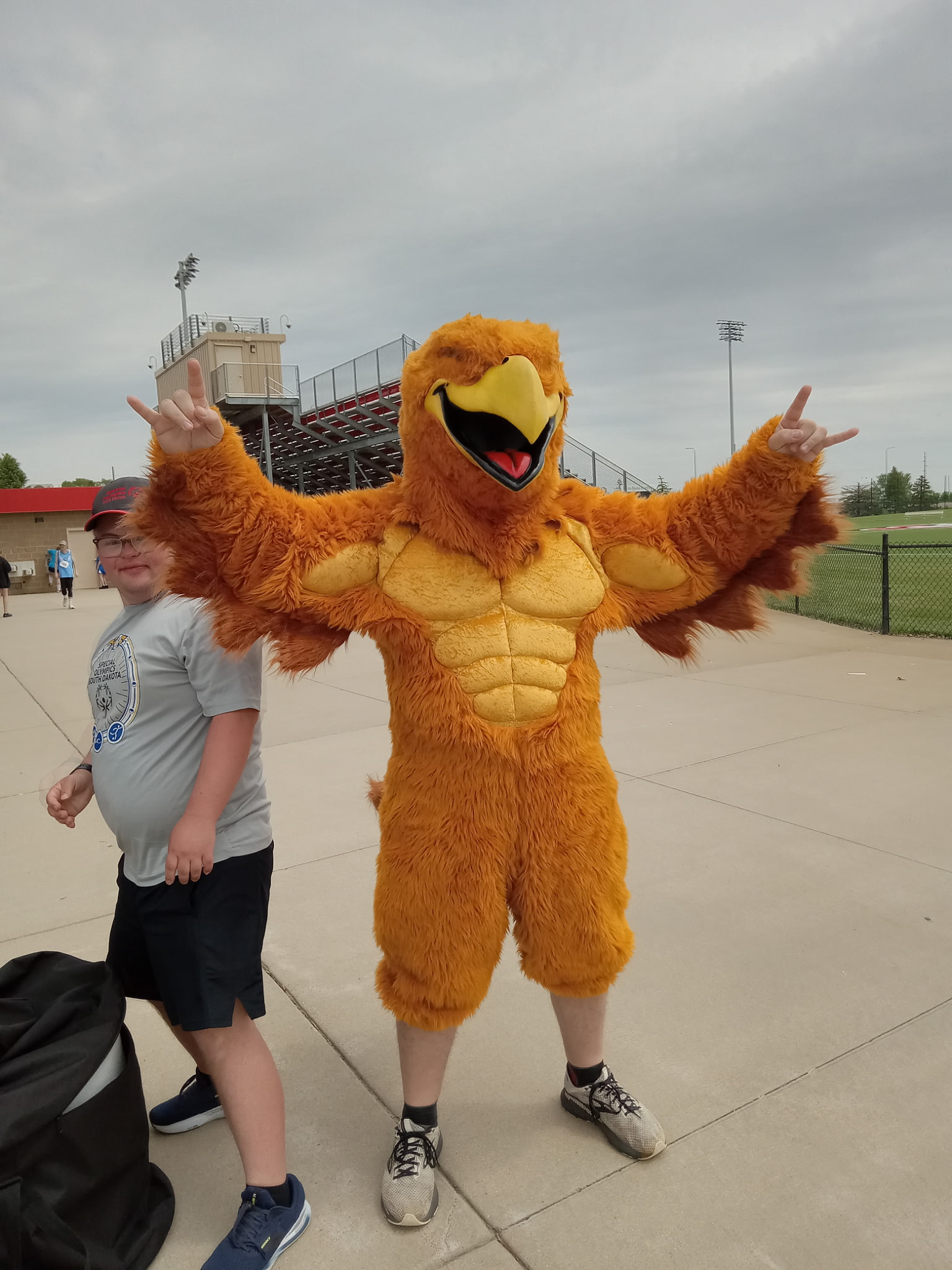 Golden Eagle mascot