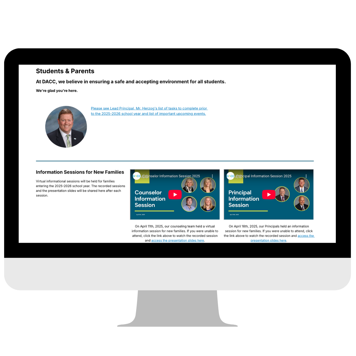 Student and Parent Hub