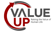 Value-Up Logo Raiding the value of human life