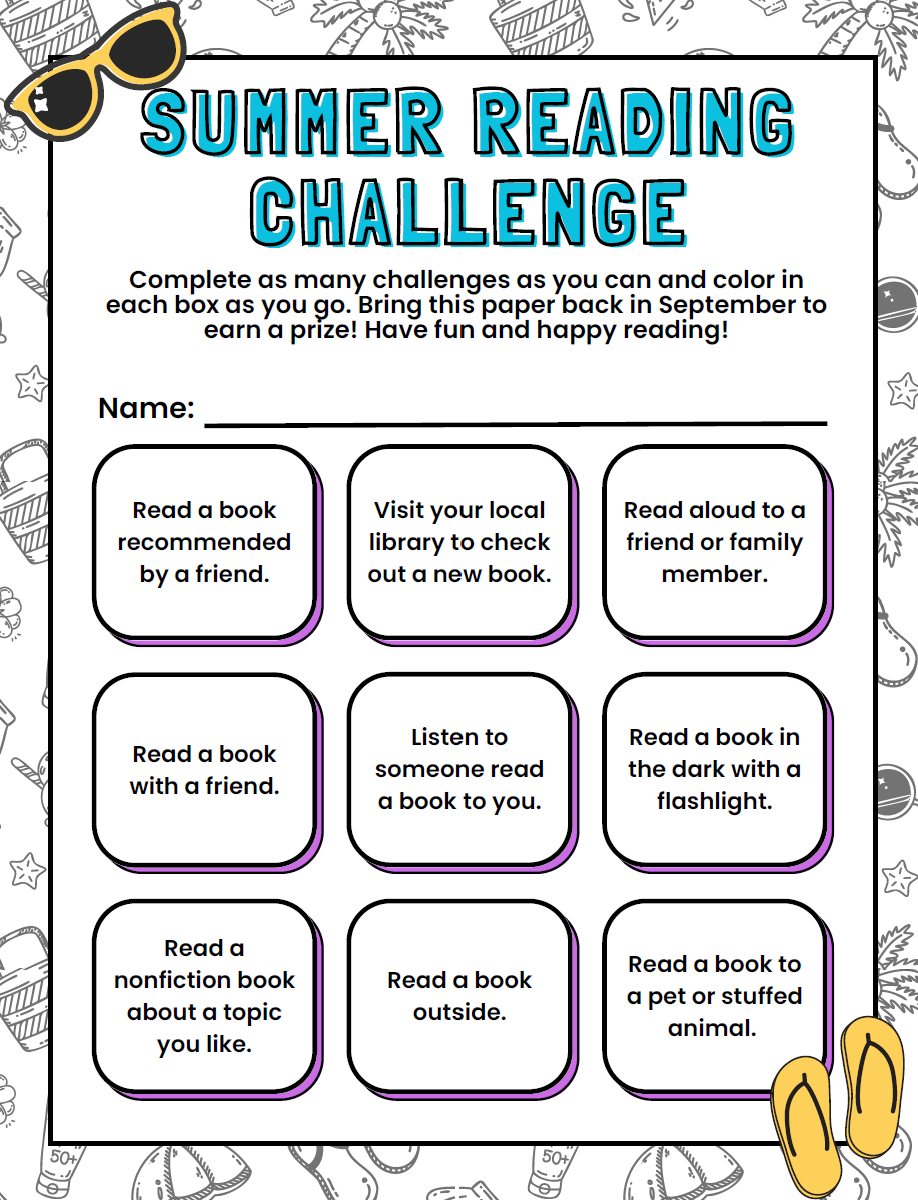challenges sheet