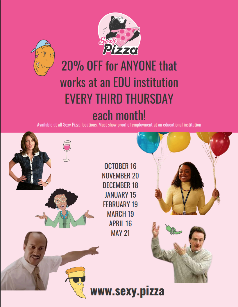 Sexy pizza coupon