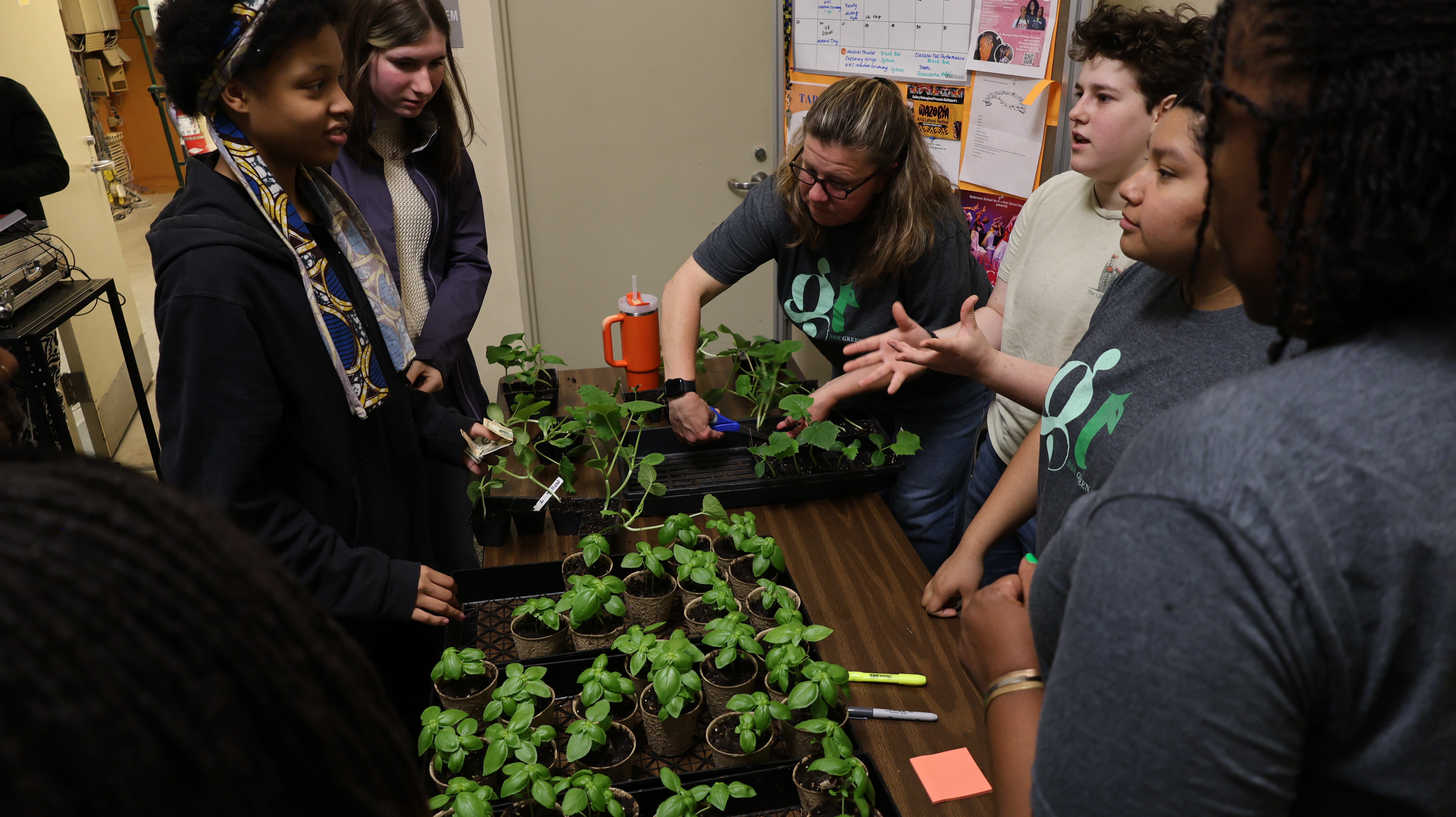 Green Team at Baltimore School for the Arts