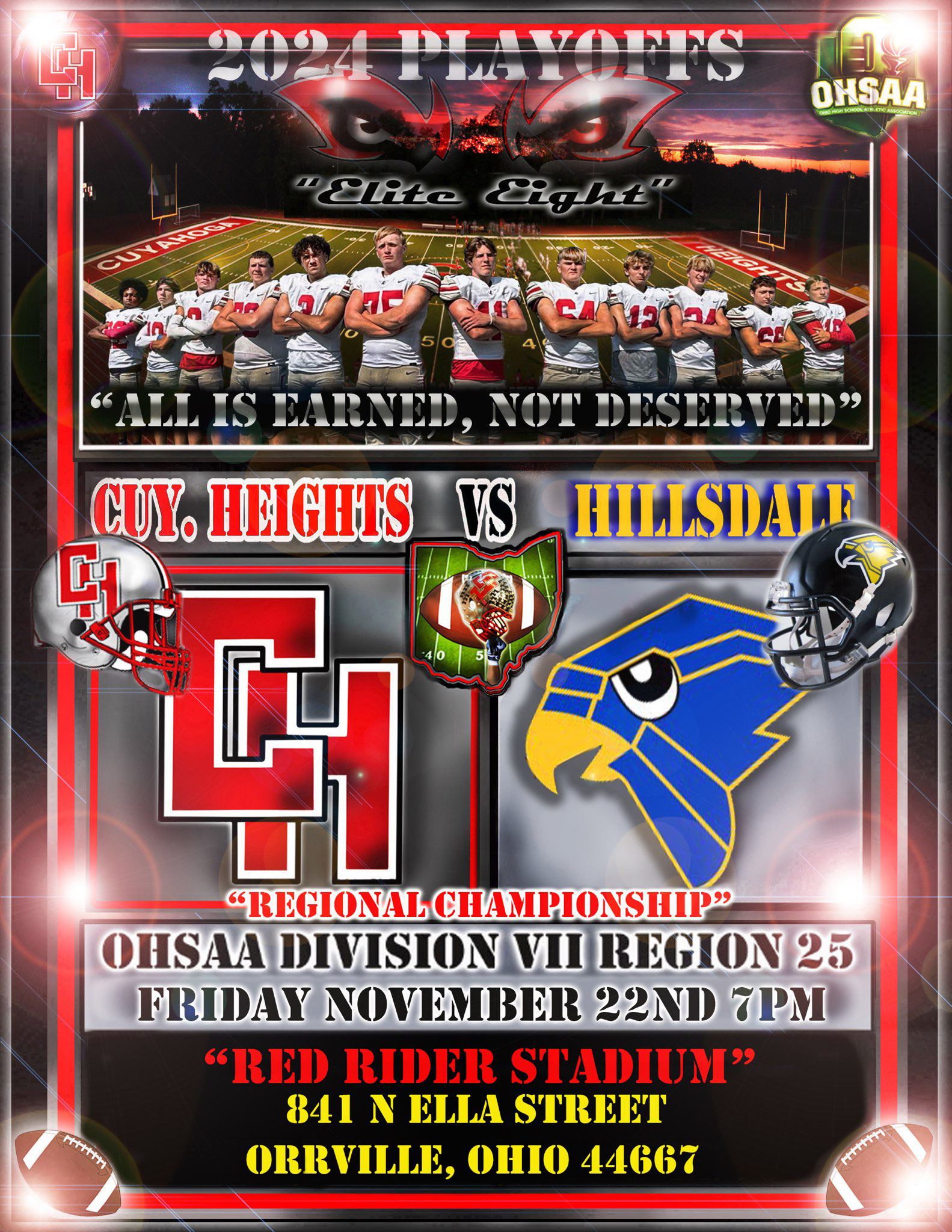 heights vs hillsdale poster