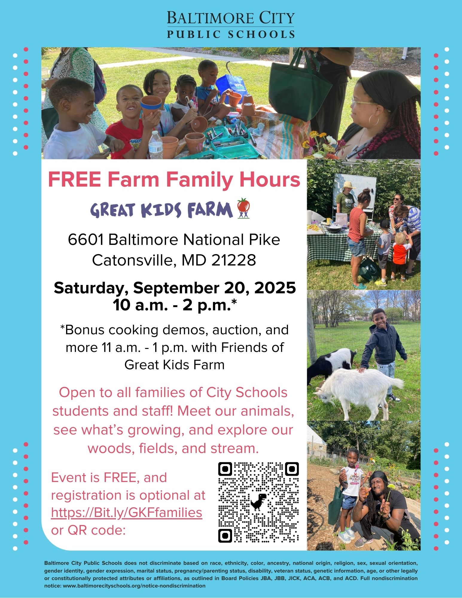 Free Farm Family Hours