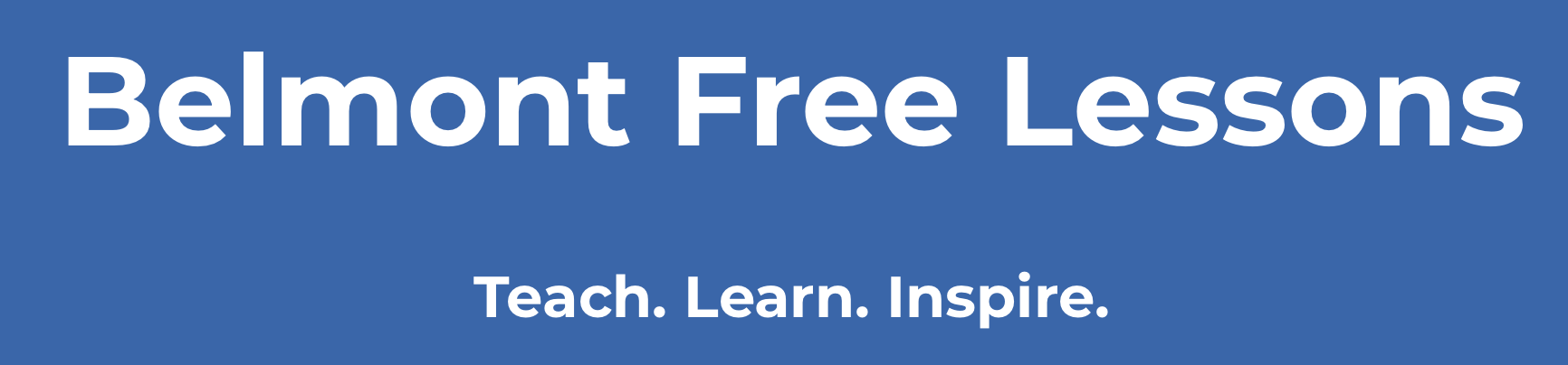 Belmont Free Lessons logo