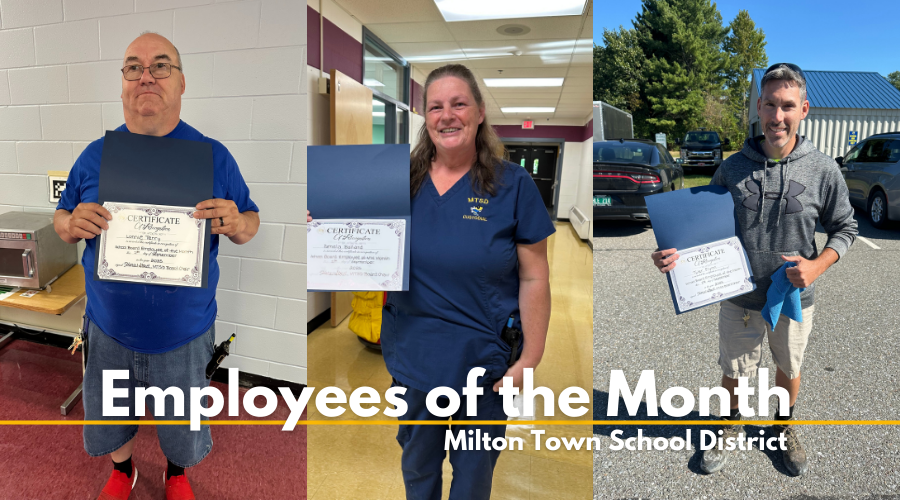 MTSD Sept Employees of the Month