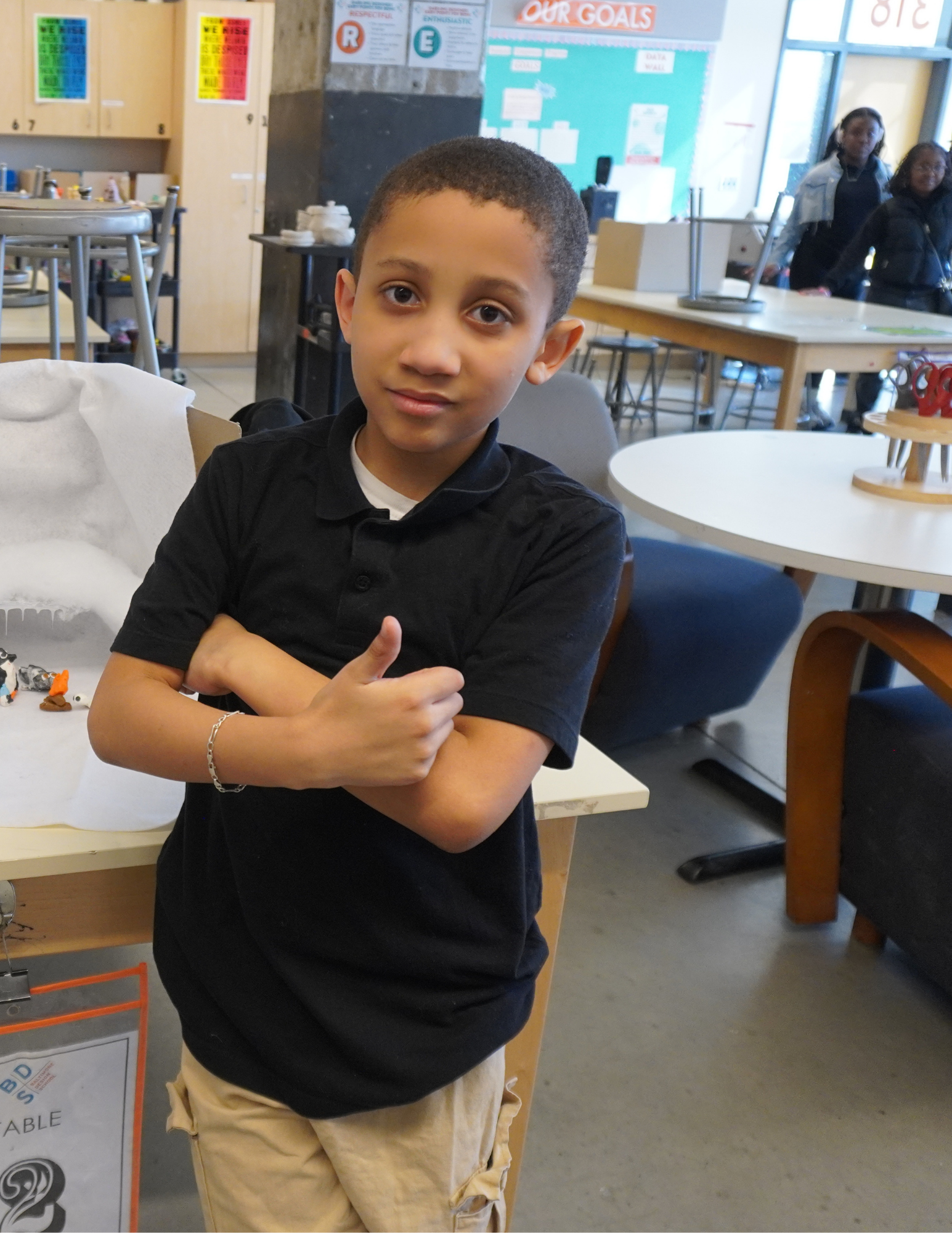 Estudiante en la Escuela de Diseño de Baltimore