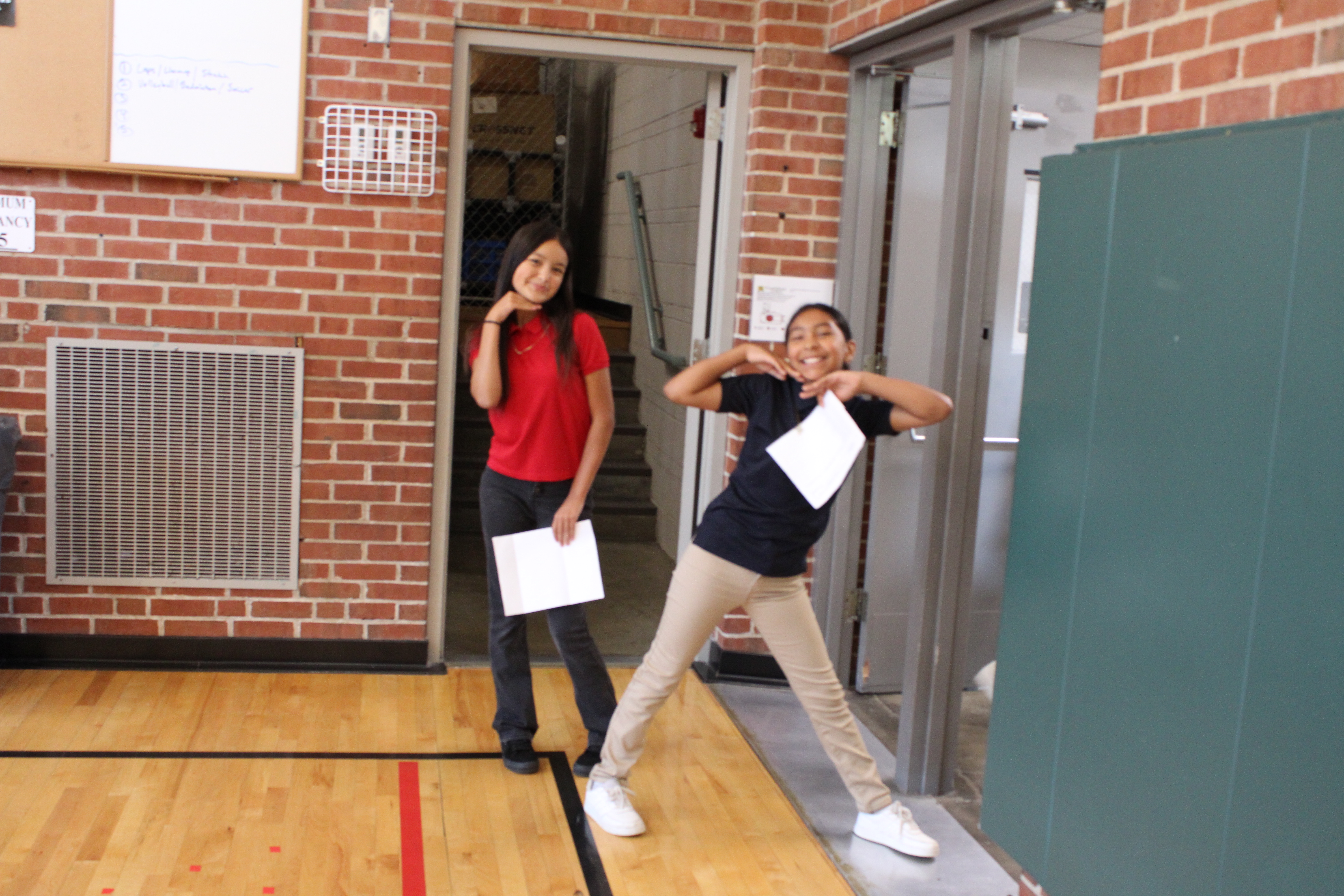 Happy students
