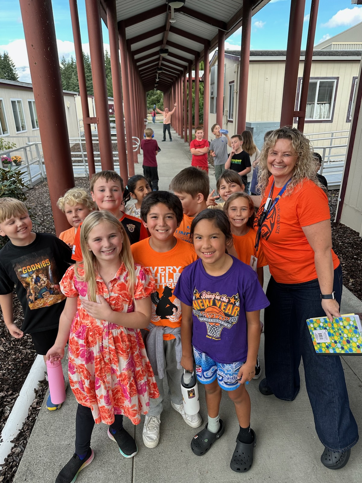 Orange for Every student matters day