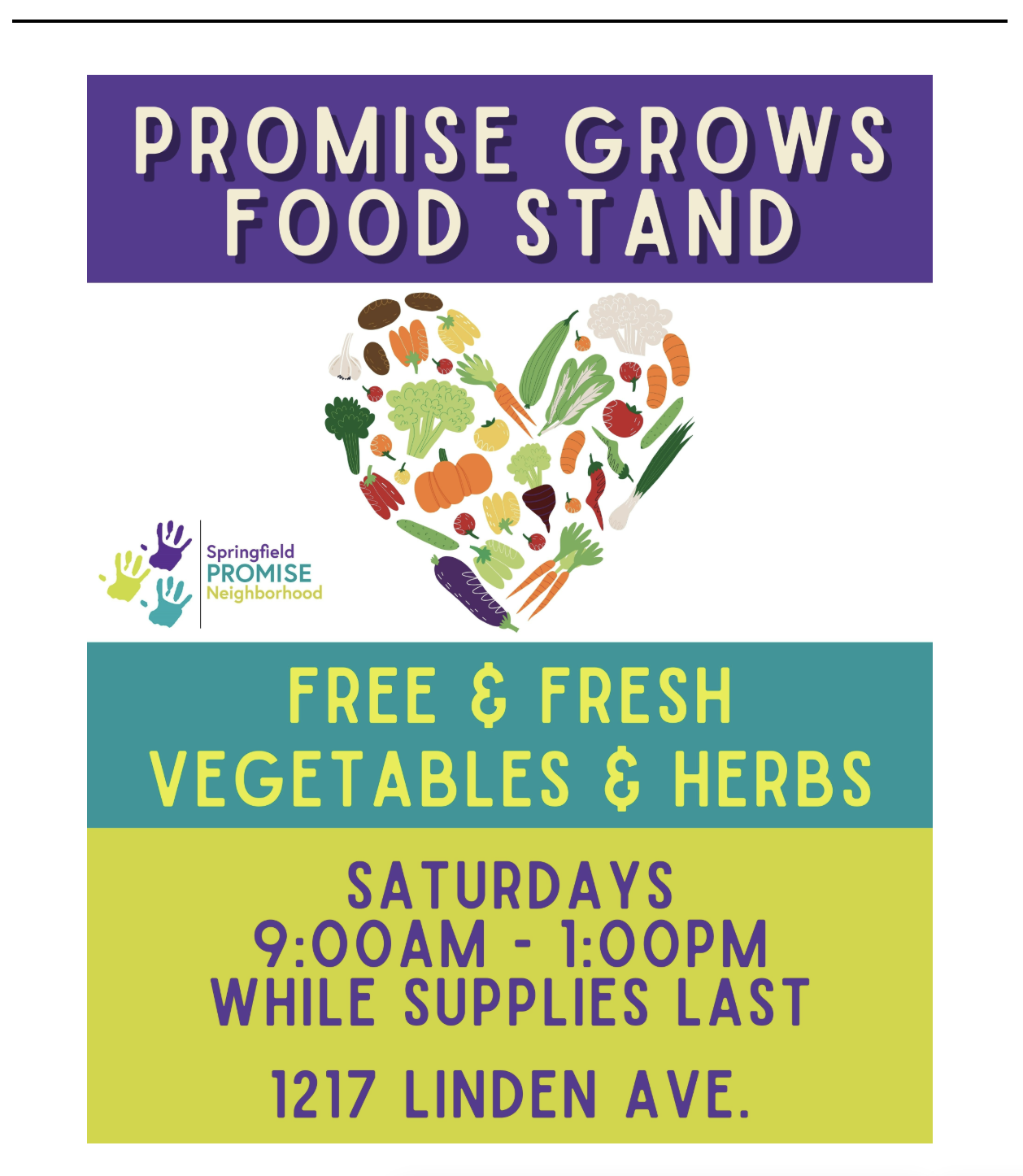 Promise Grows Food Stand