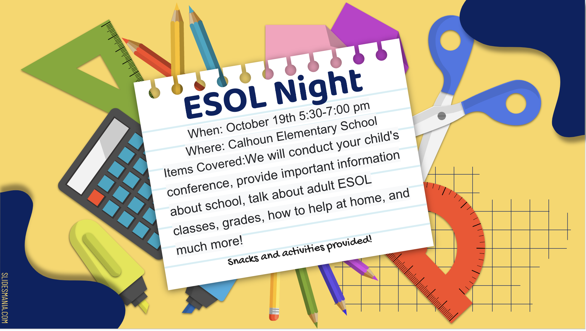 ESOL Night Flyer