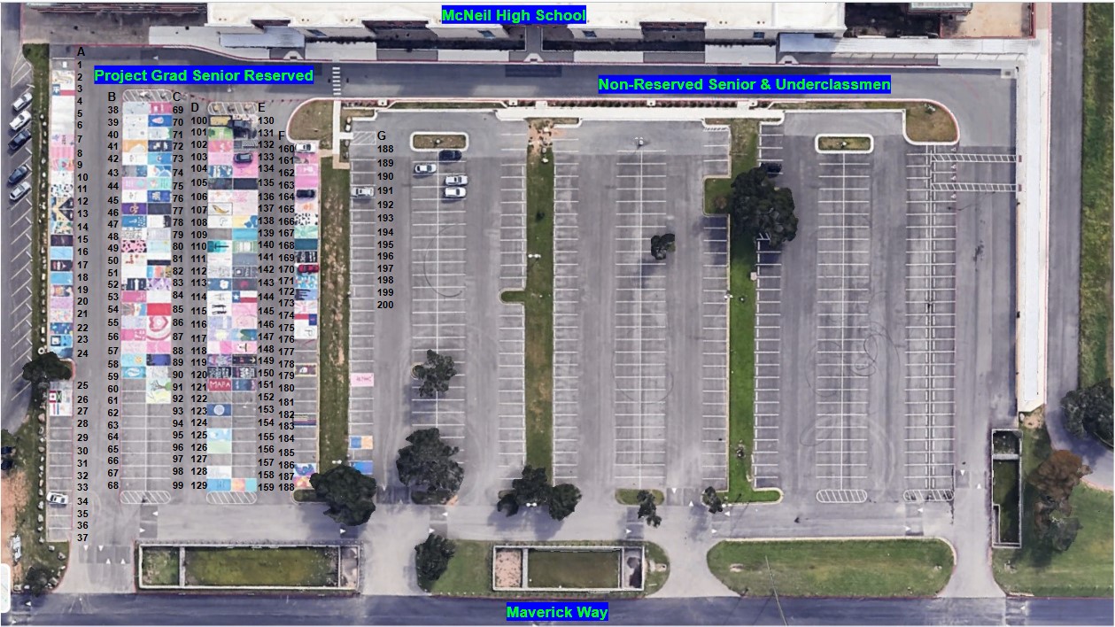 Updated Senior Spaces Parking Map, 2025