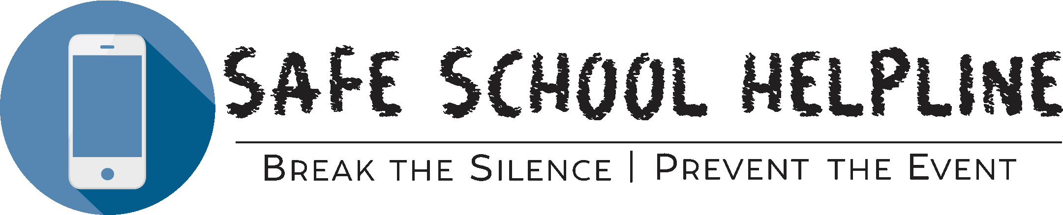 Safe School Helpline-Break the Silence-Prevent the Event-Image of Cell Phone