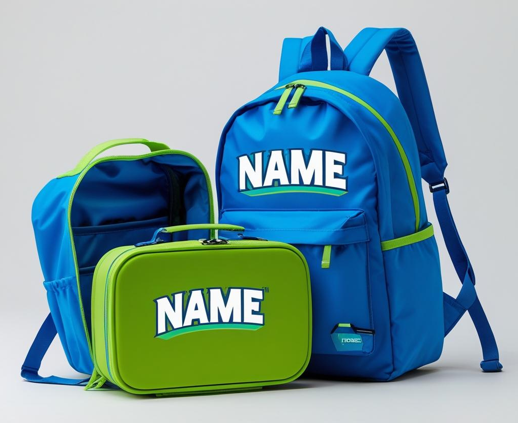 backpack and lunch box