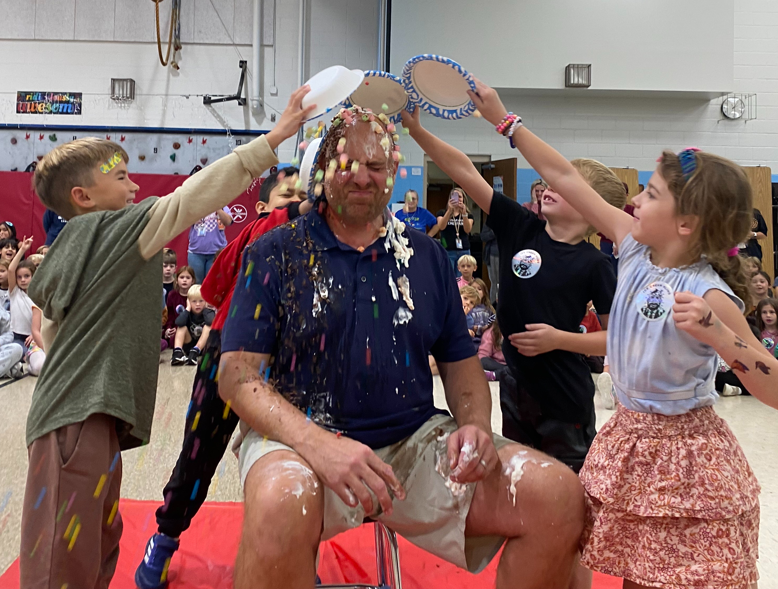 Mr. Kling getting "sundaed"