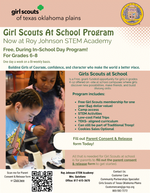 Girl Scouts at RJSA