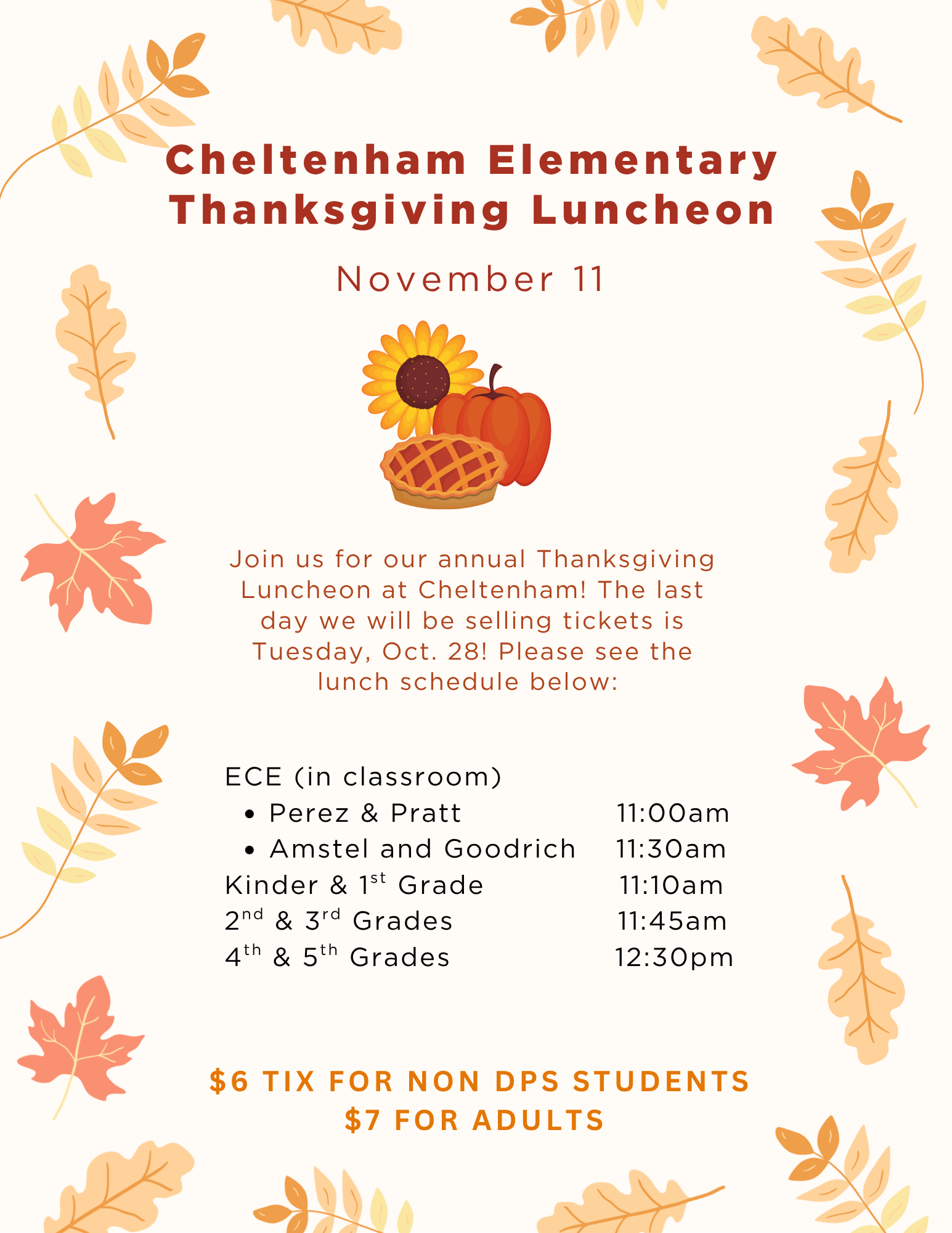 Cheltenham Luncheon Flyer