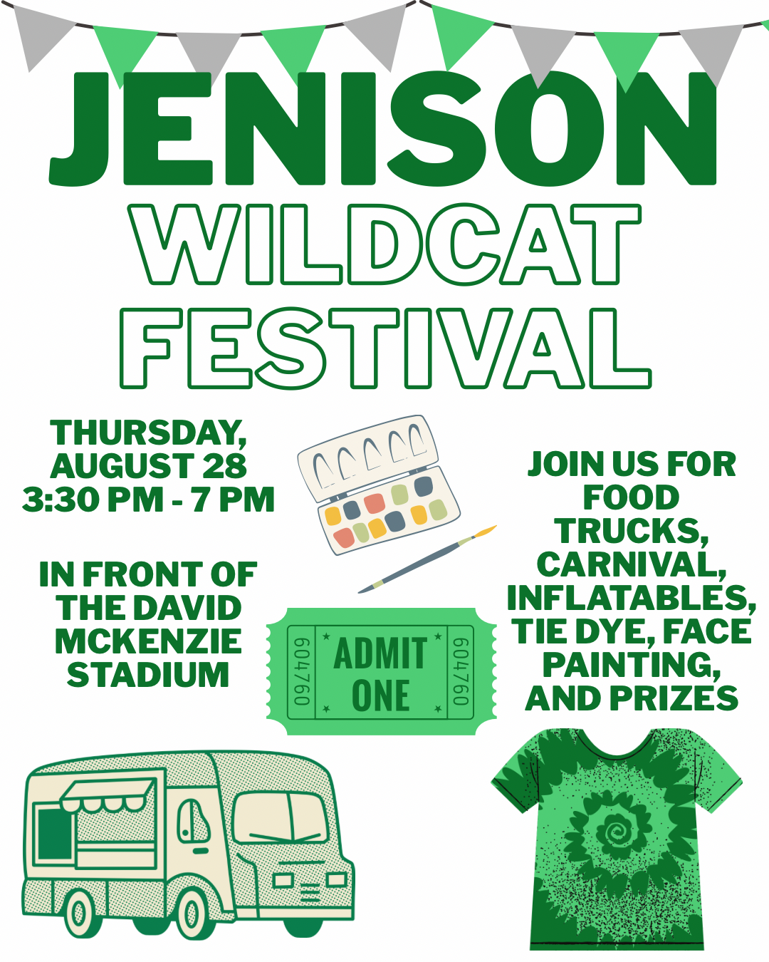 wildcat festival information flyer