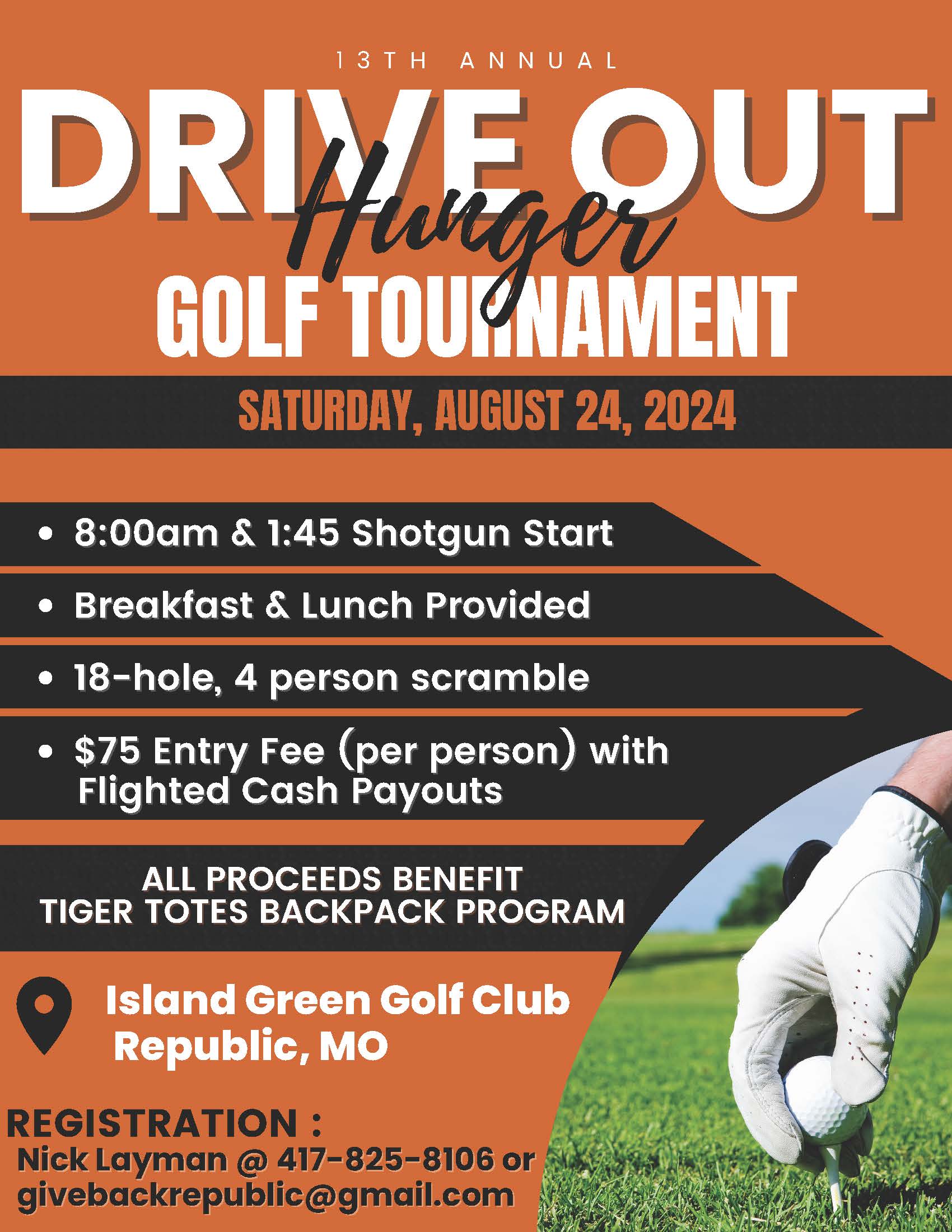 Drive Out Hunger Golf Tournament
