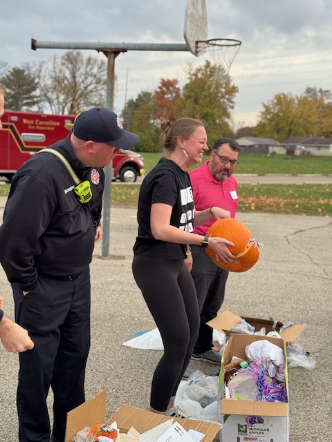 broken pumpkin