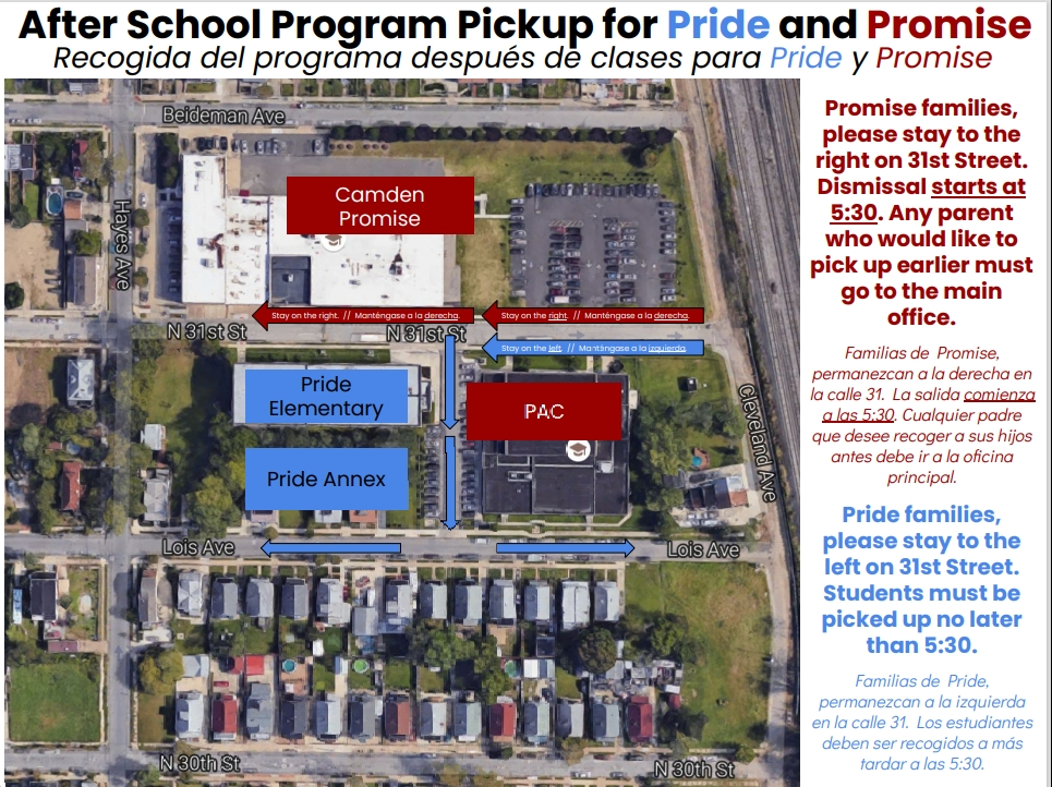 After School Program Directions Pride & Promise