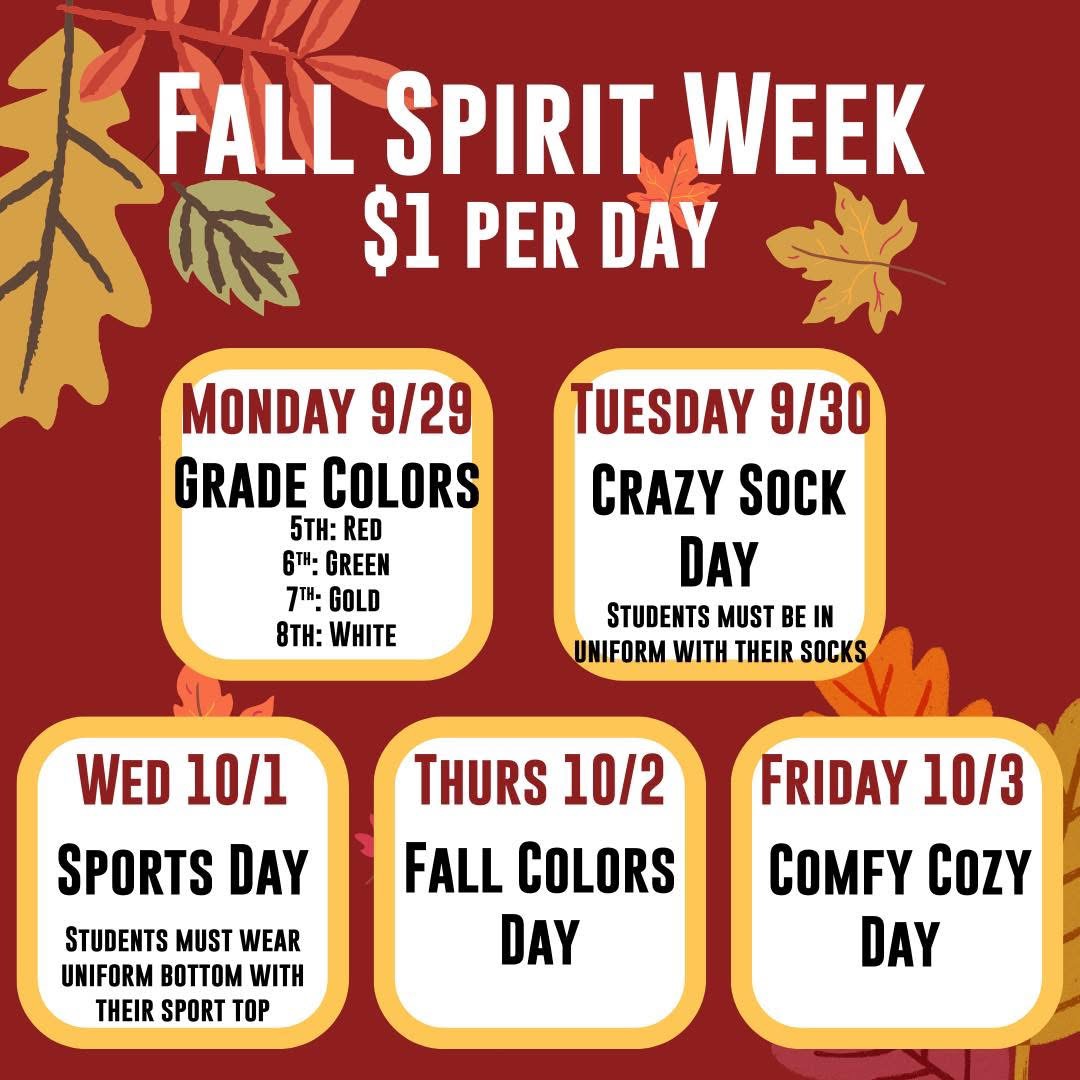 fall spirit week