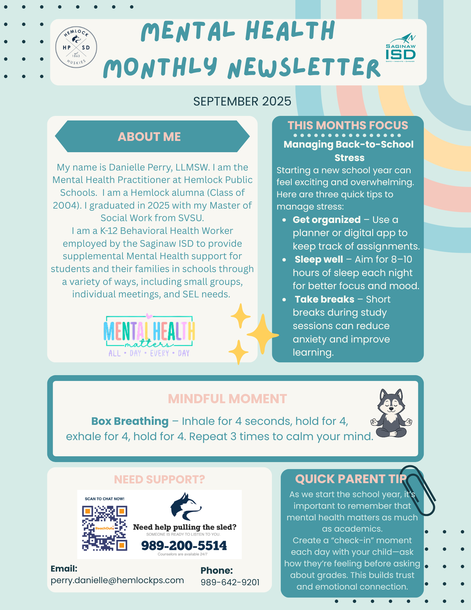 Mental Health newsletter