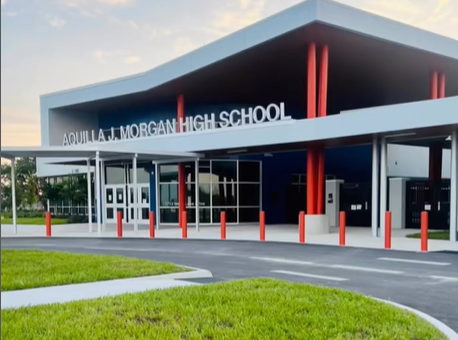 Front of morgan high school