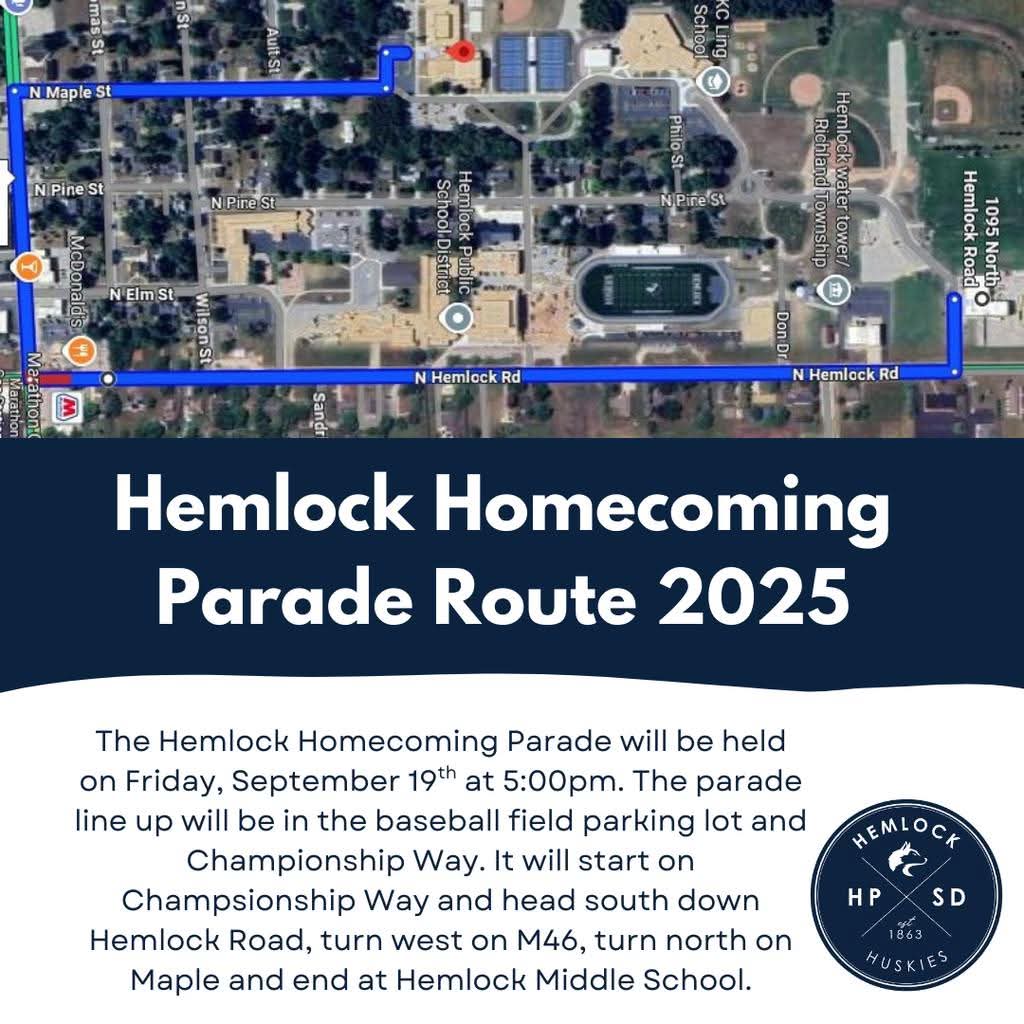 Hoco Parade Route