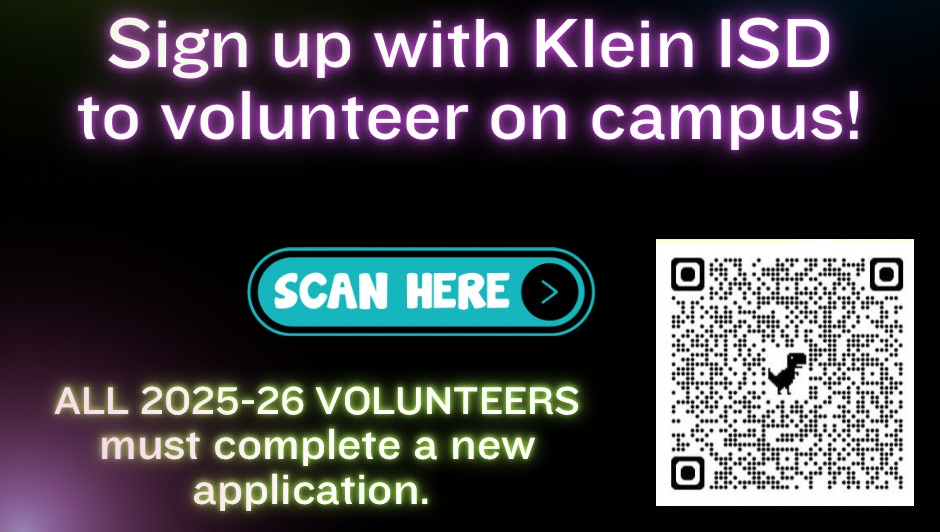 graphic of volunteer with qr code