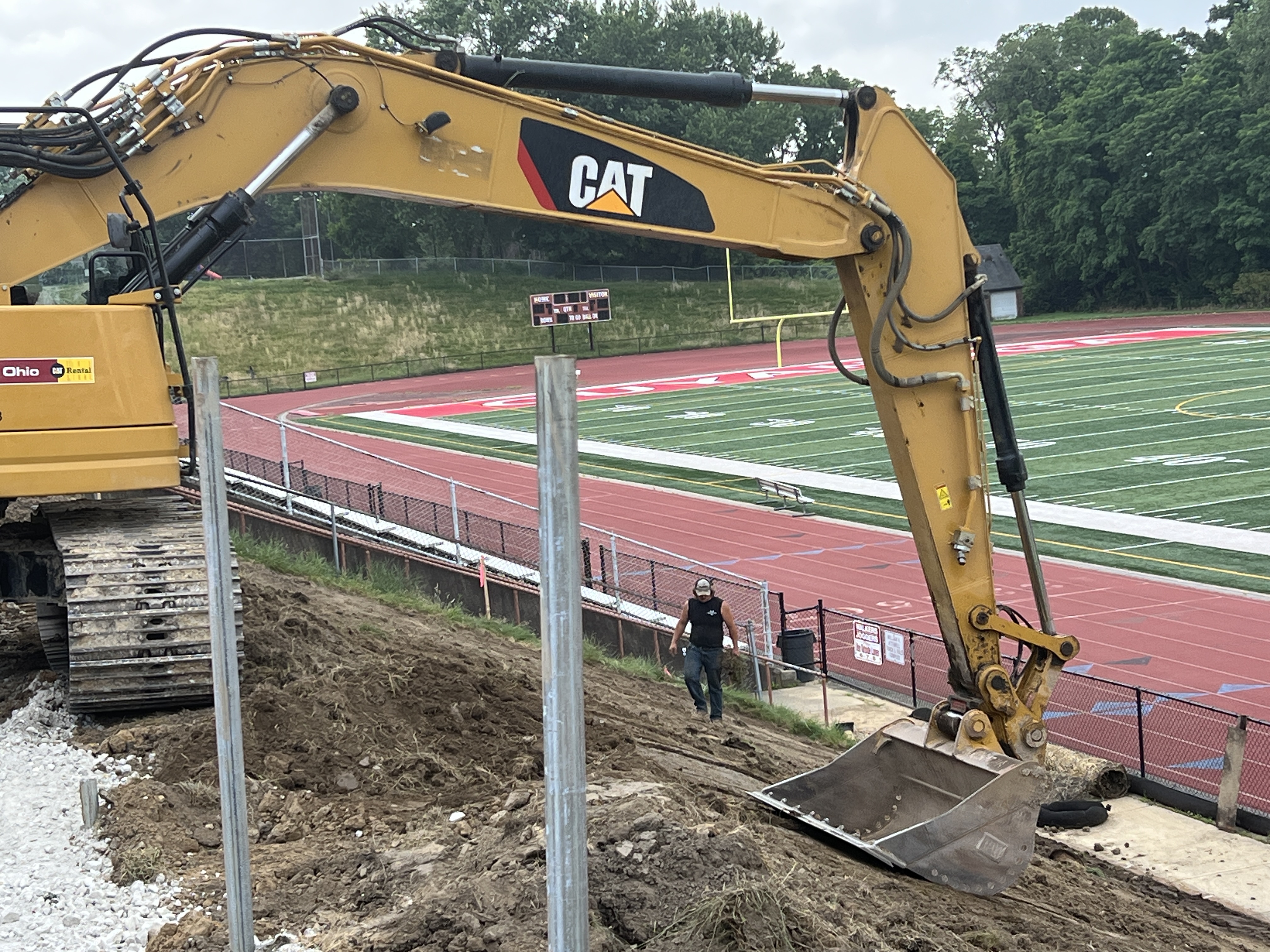hillside stabilization project
