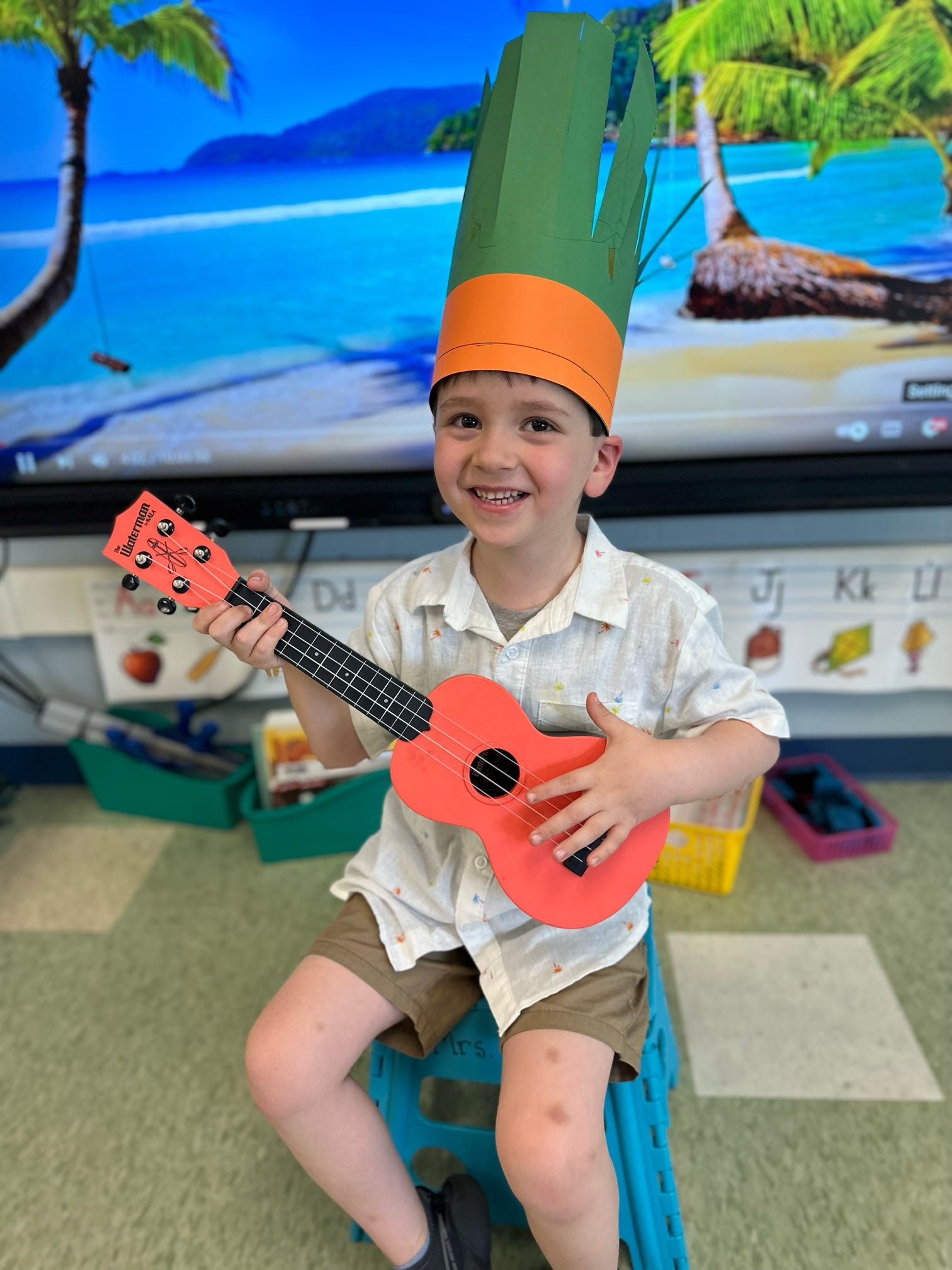 boy with ukelele 