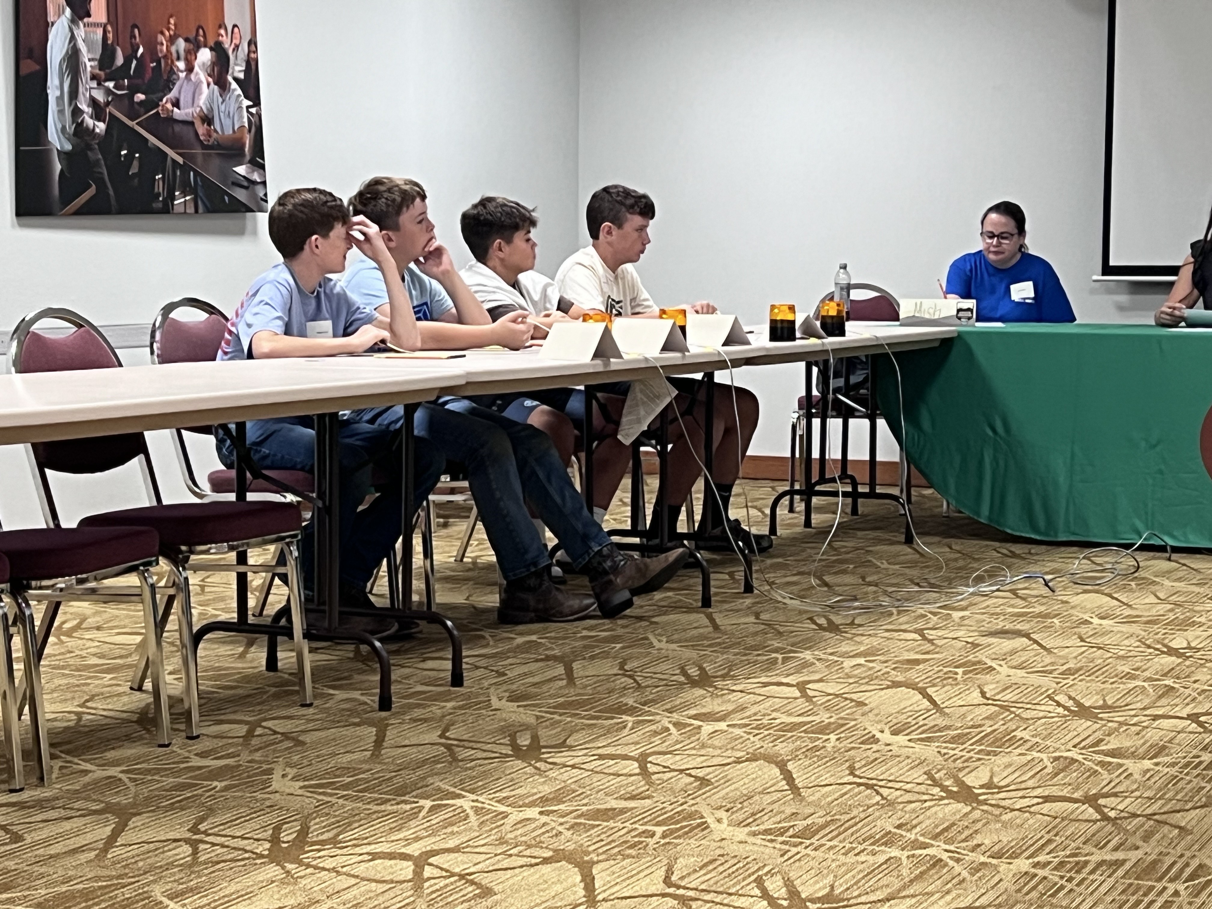 students at quizbowl
