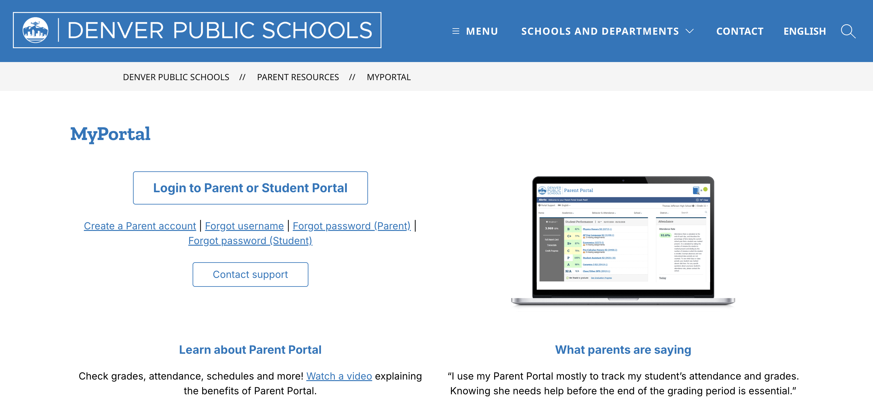 Parent Portal