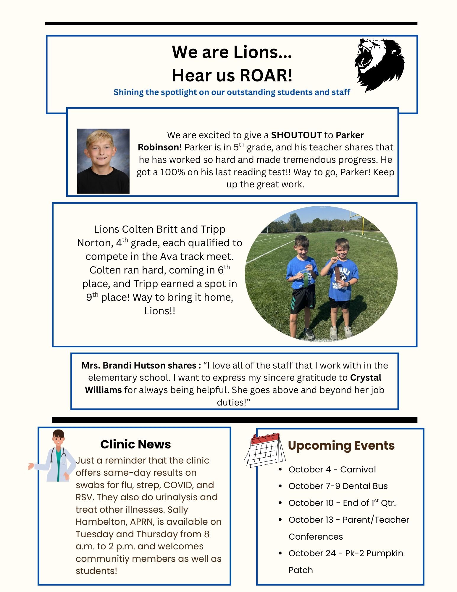 PAGE 2 OF NEWSLETTER