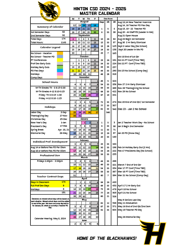 District Calendar