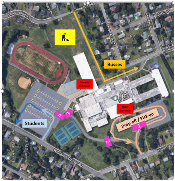 Campus MAP with gate numbers