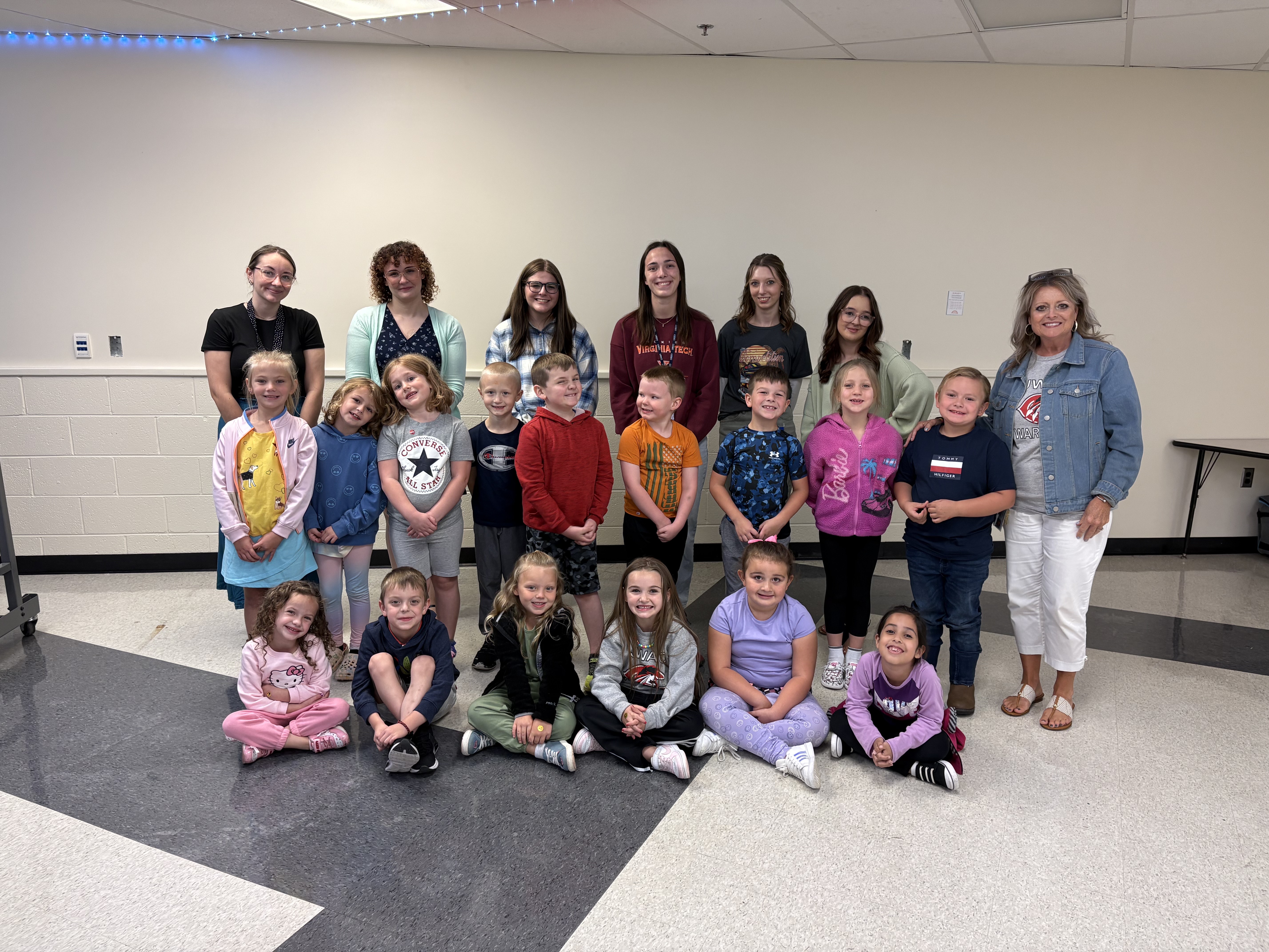 Teachers for Tomorrow Group with 1st Grade (JWAC) and Mrs. Christy Blevins