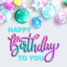 Happy birthday to you