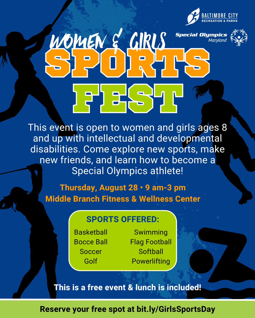 Women and Girls Sports Fest - August 28, 2025