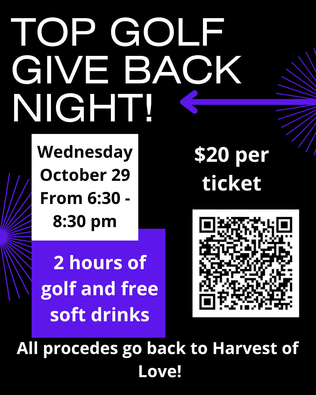 Top Golf GIve Back Night