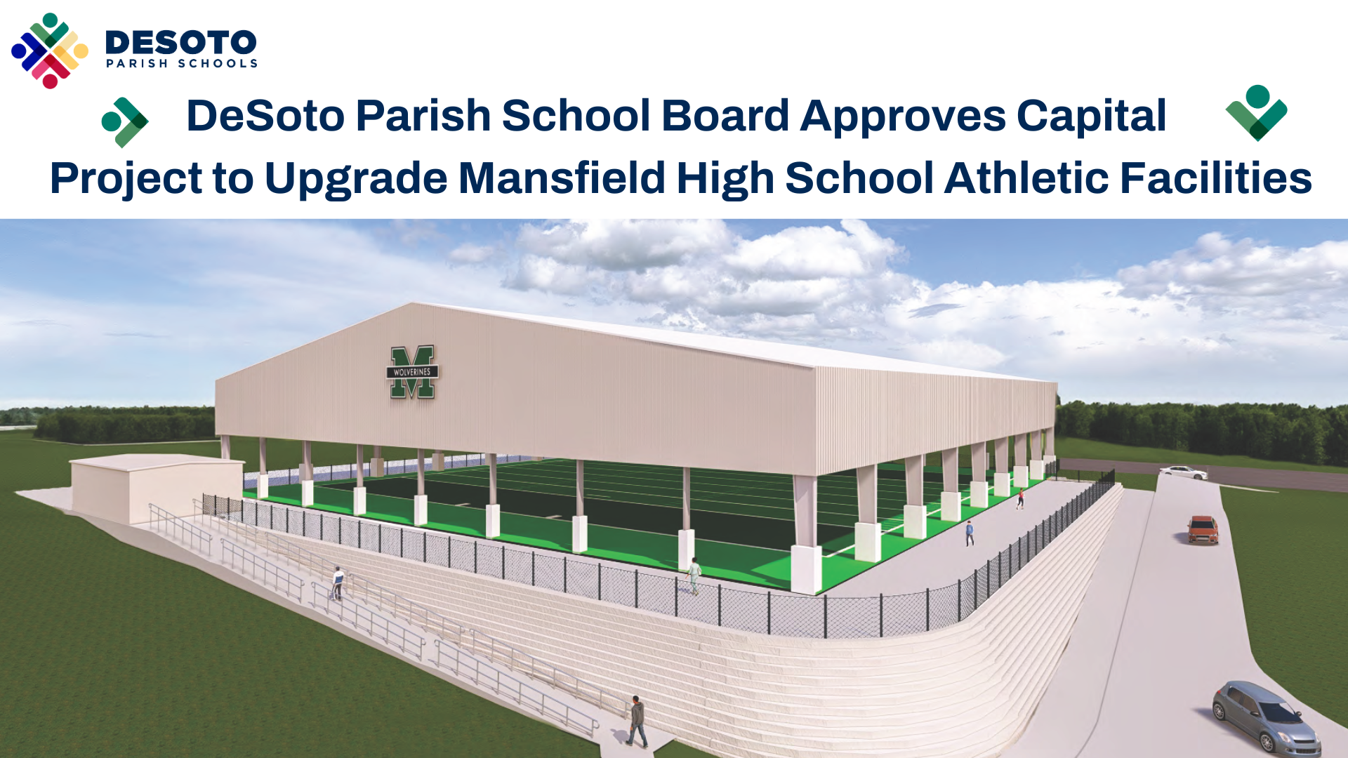 DeSoto Parish School Board Approves Capital Project to Upgrade Mansfield High School Athletic Facilities.