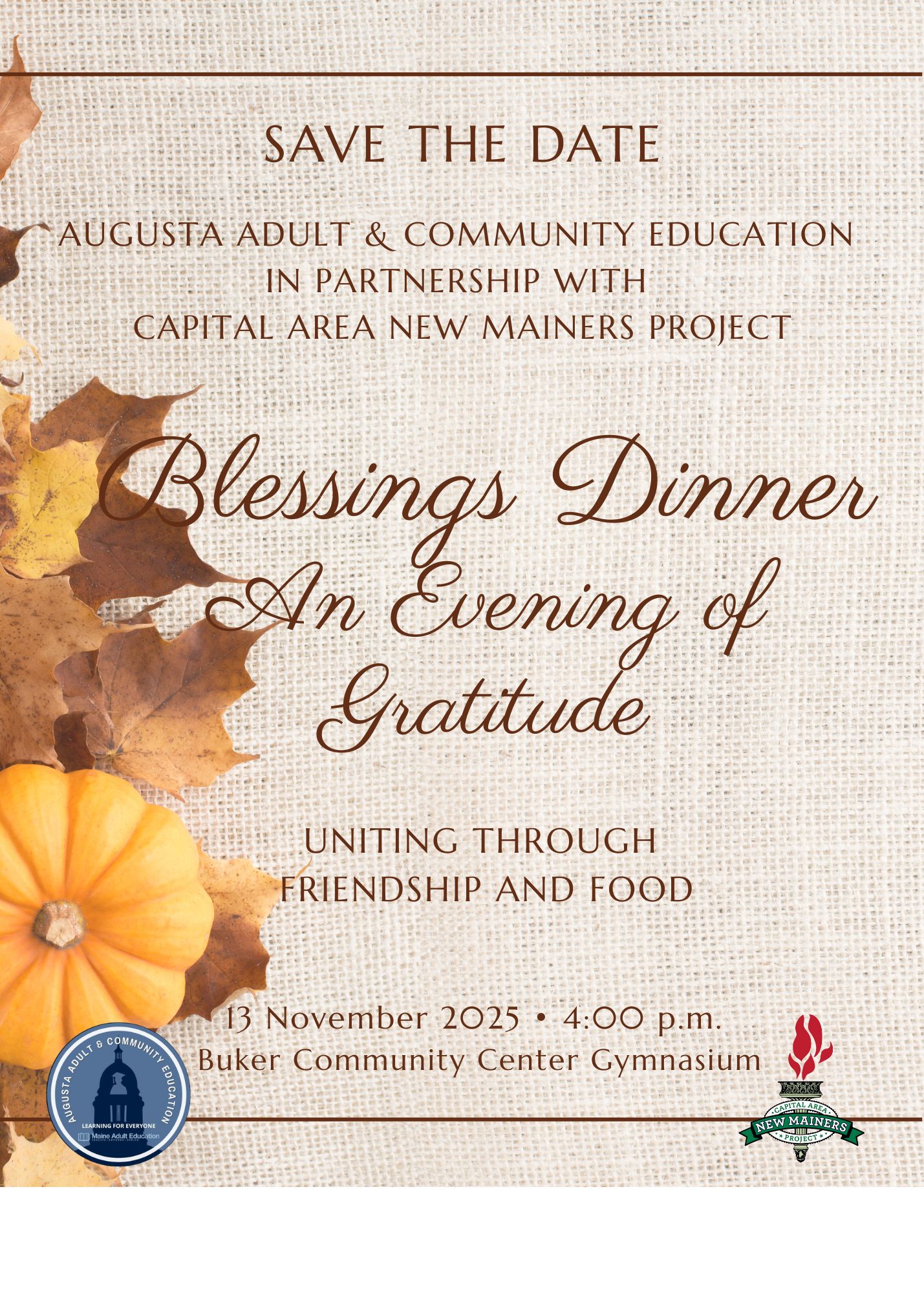 Blessing Dinner