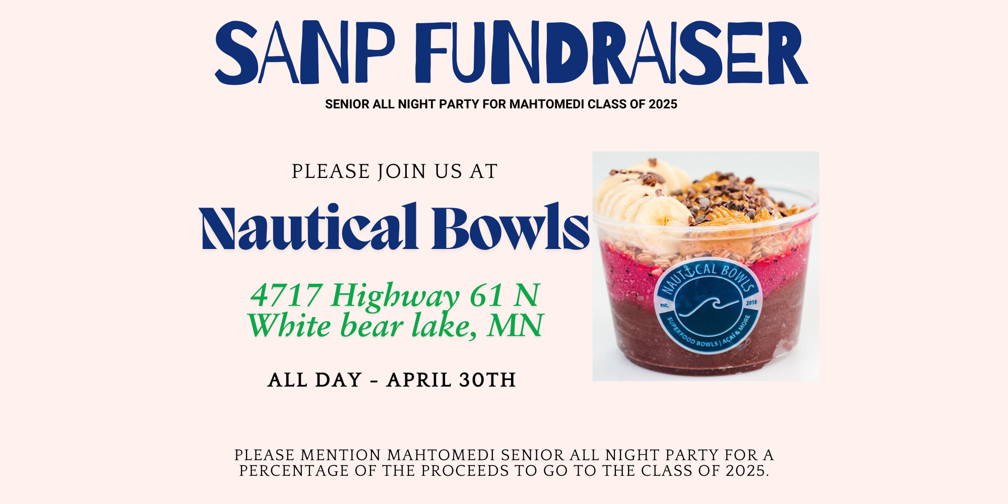 Senior All Night Party Fundraiser
