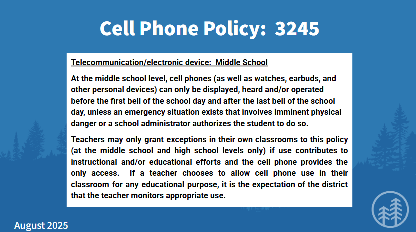 Cell Phone Policy 3245